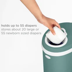 Ubbi x Babylist Matte Steel Diaper Pail