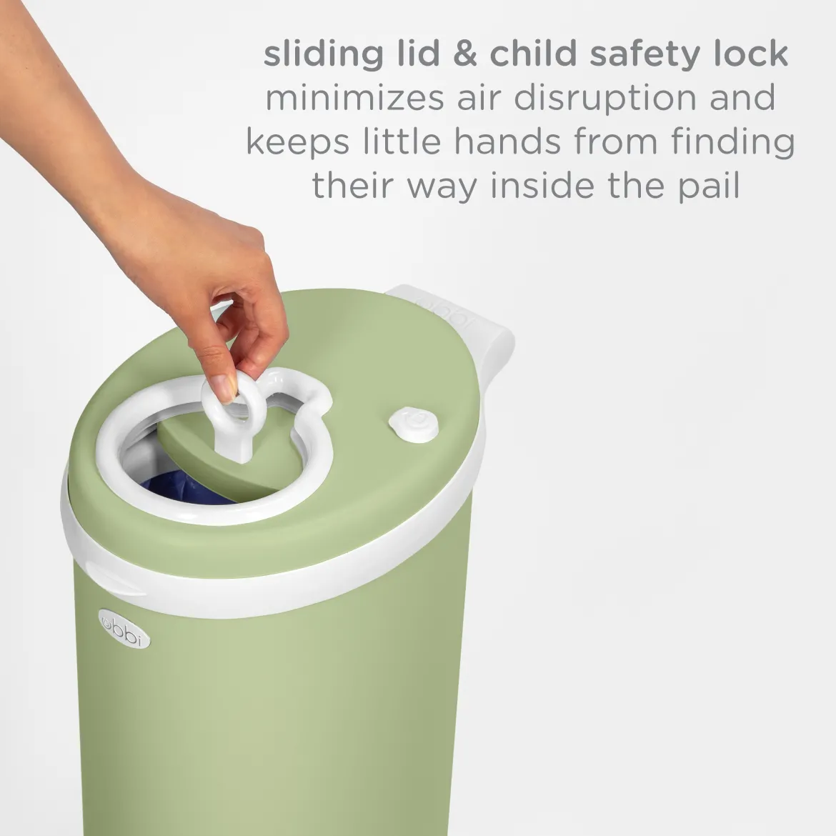 Ubbi x Babylist Matte Steel Diaper Pail