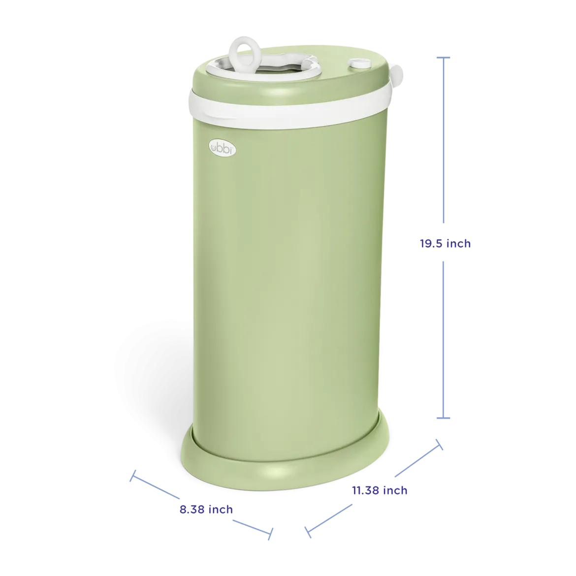Ubbi x Babylist Matte Steel Diaper Pail