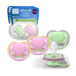 Ultra Air Pacifier 6-18M (4 Pack)