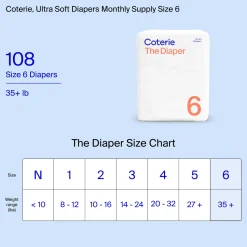 Ultra Soft Diapers, Monthly Supply