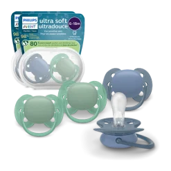 Ultra Soft Pacifier 6-18M (4 Pack)