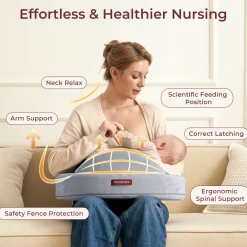 Upgraded Adjustable Nursing Pillow