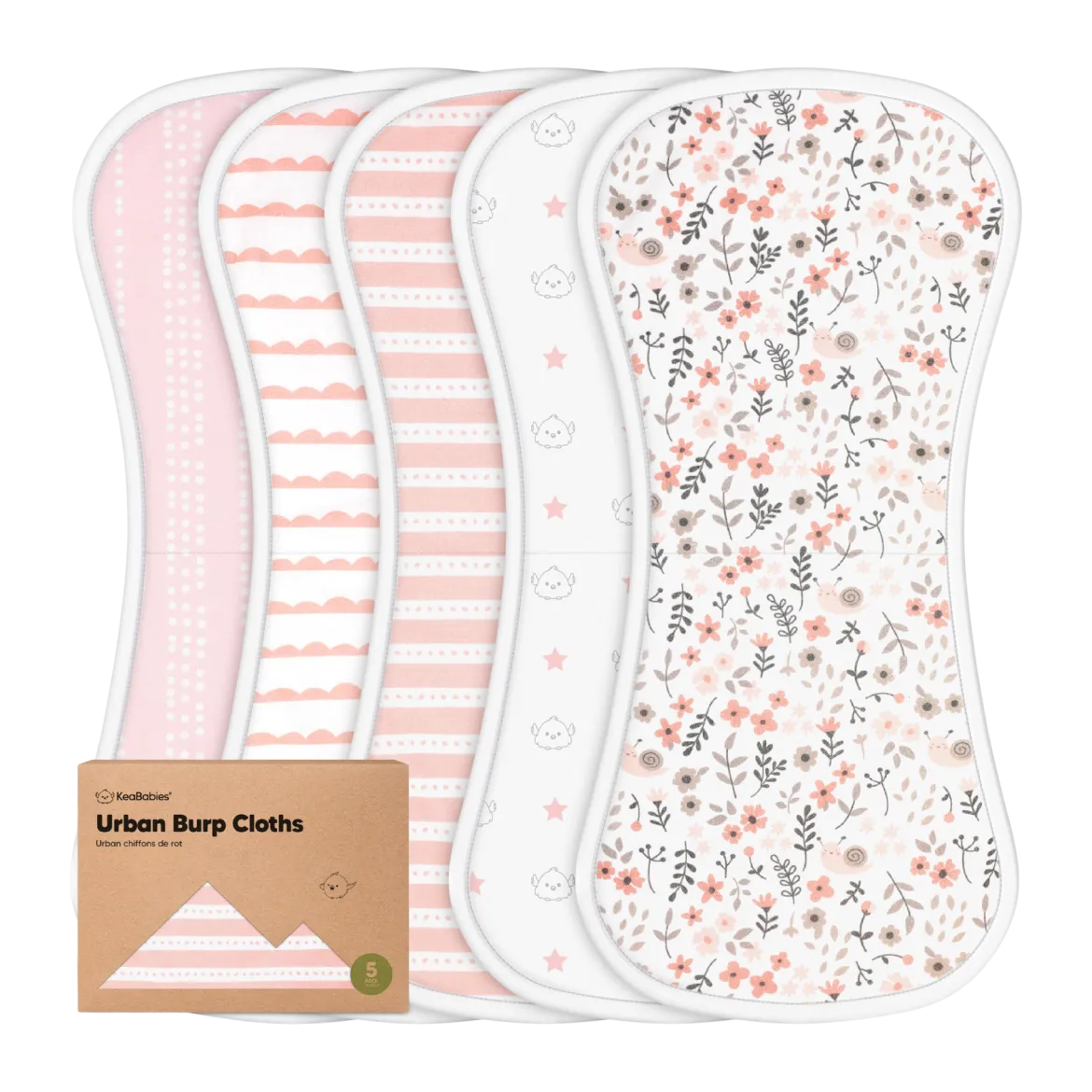 Urban Burp Cloths (5 Pack)