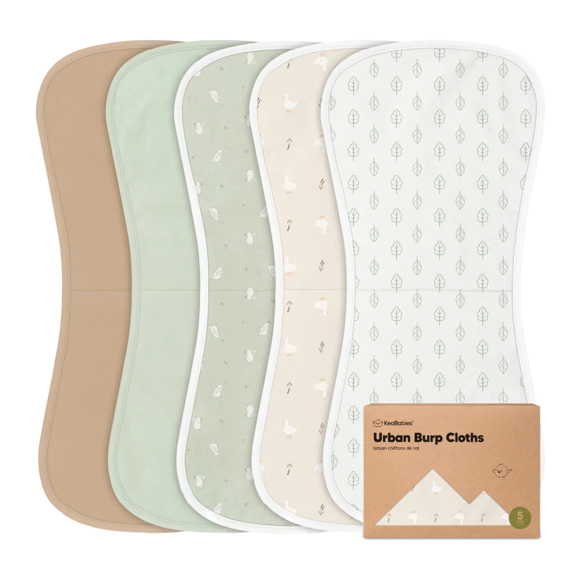 Urban Burp Cloths (5 Pack)