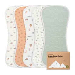 Urban Burp Cloths (5 Pack)