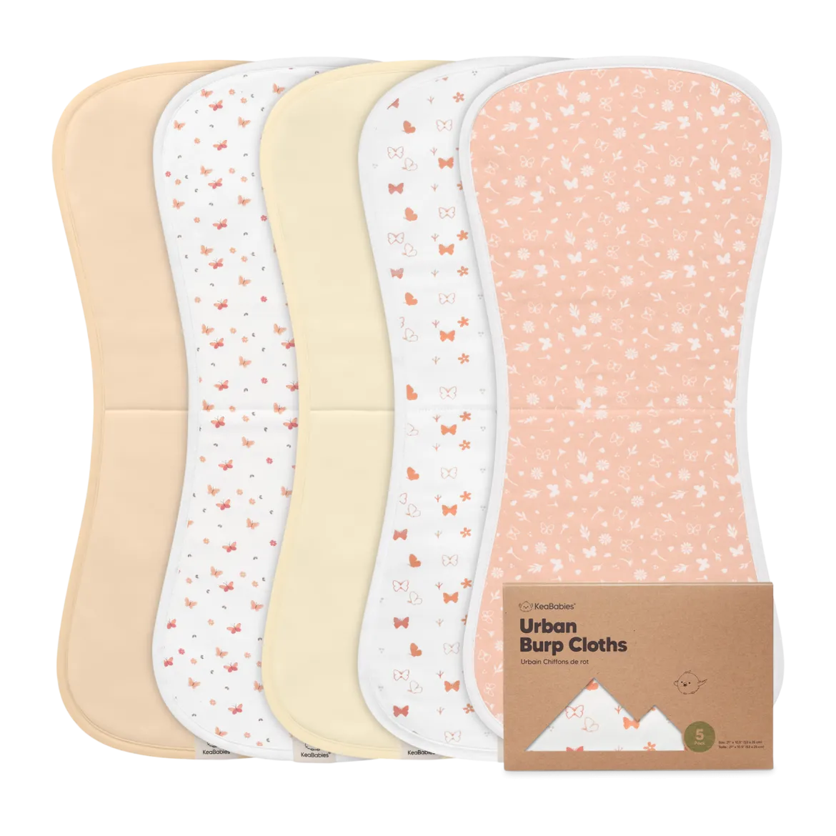 Urban Burp Cloths (5 Pack)