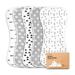 Urban Burp Cloths (5 Pack)