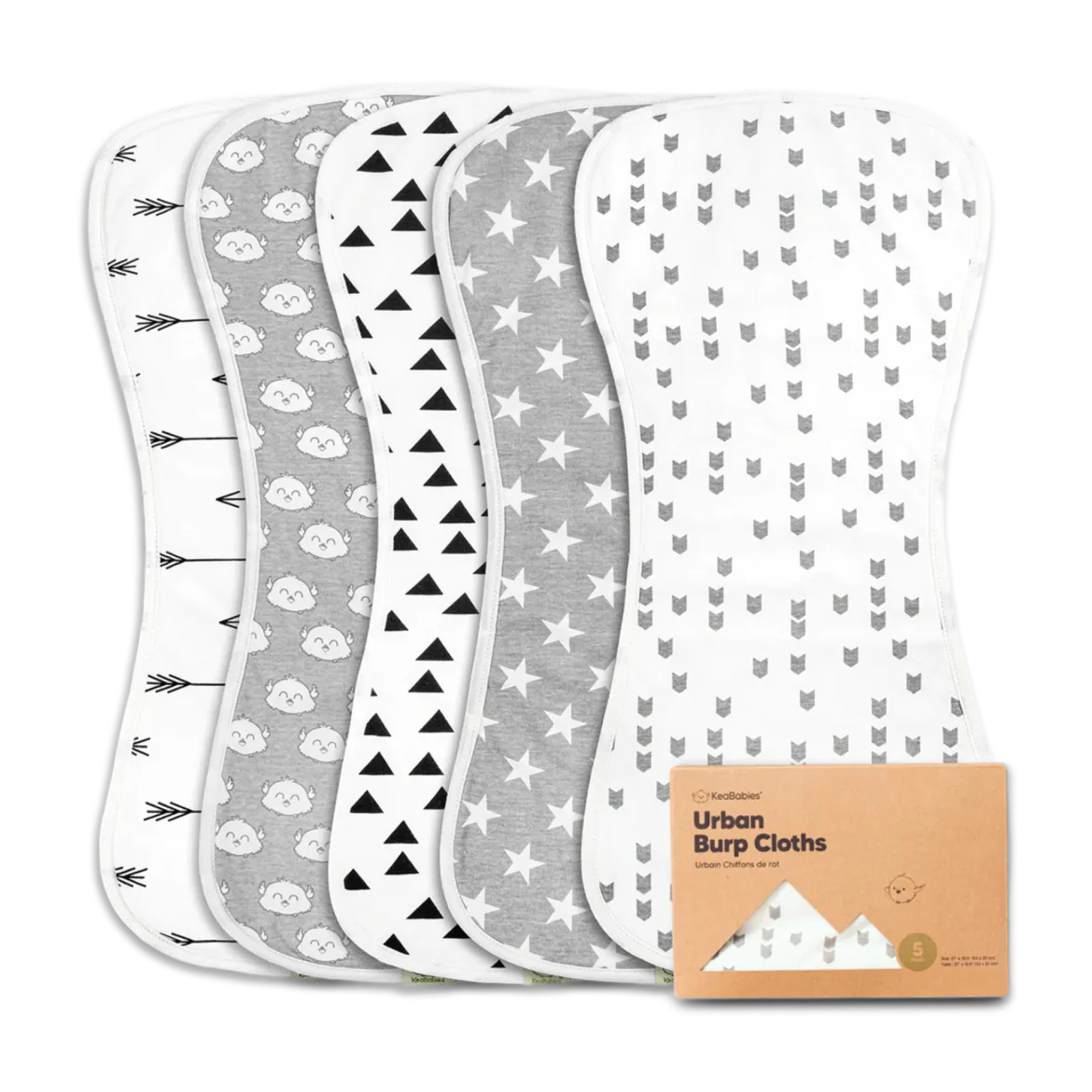 Urban Burp Cloths (5 Pack)
