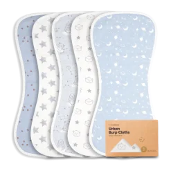 Urban Burp Cloths (5 Pack)