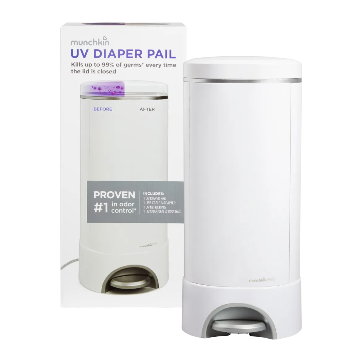 UV STEP Diaper Pail