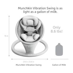 Vibration Baby Swing - Bluetooth-Enabled Smart Seat with Music and Motion