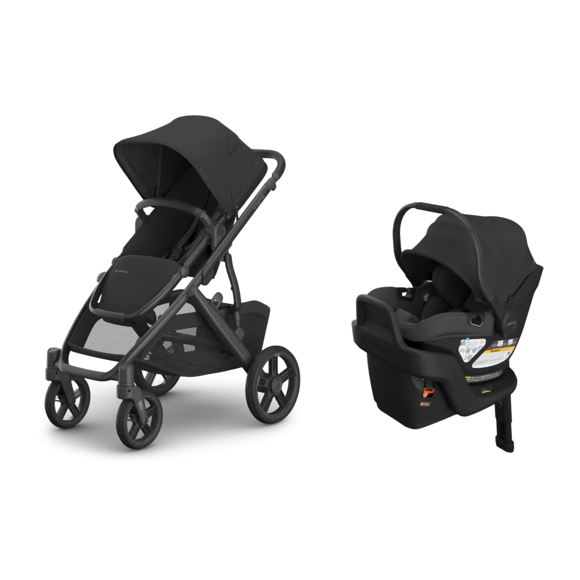 Vista V3 Stroller & Aria V2 Lightweight Infant Car Seat Travel System