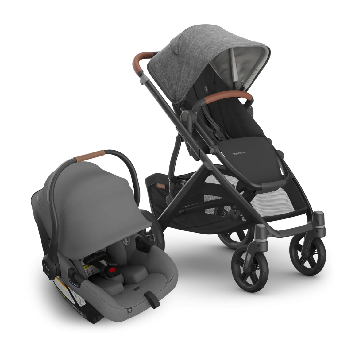 Vista V3 Stroller & Aria V2 Lightweight Infant Car Seat Travel System
