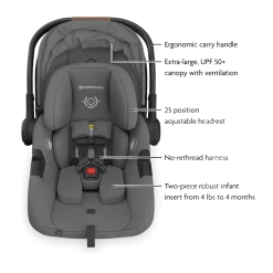 Vista V3 Stroller & Aria V2 Lightweight Infant Car Seat Travel System
