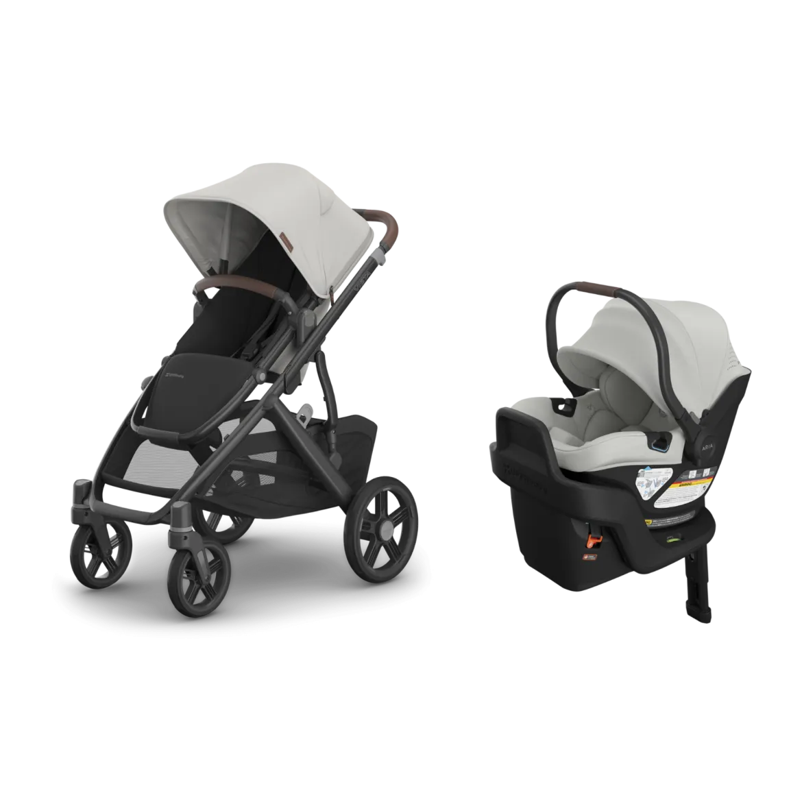 Vista V3 Stroller & Aria V2 Lightweight Infant Car Seat Travel System