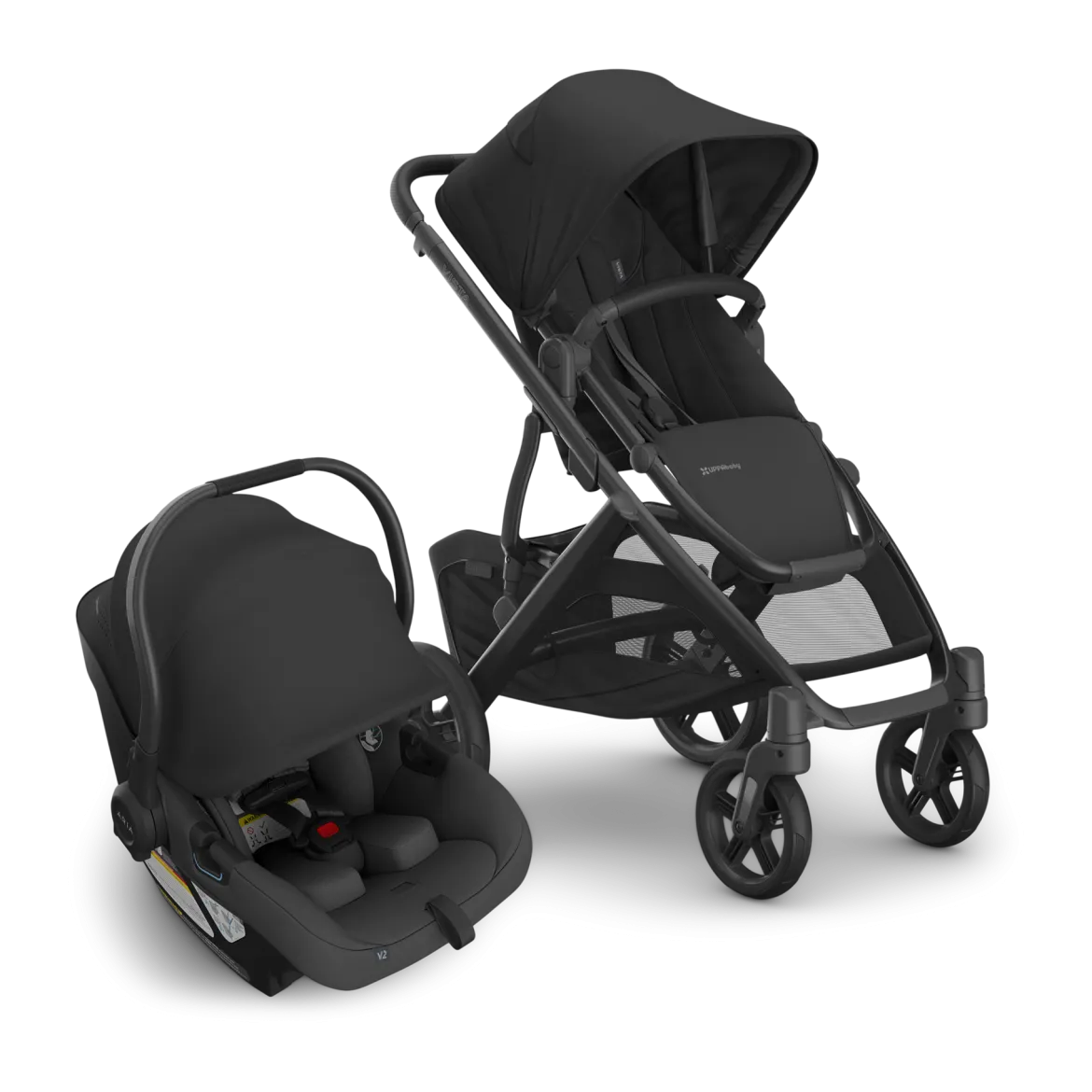 Vista V3 Stroller & Aria V2 Lightweight Infant Car Seat Travel System
