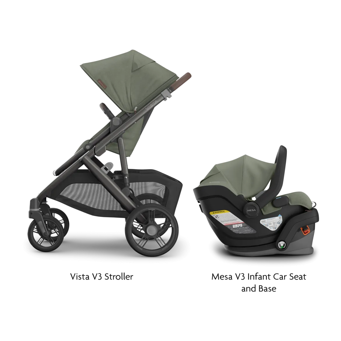 Vista V3 Stroller & Mesa V3 Infant Car Seat Travel System