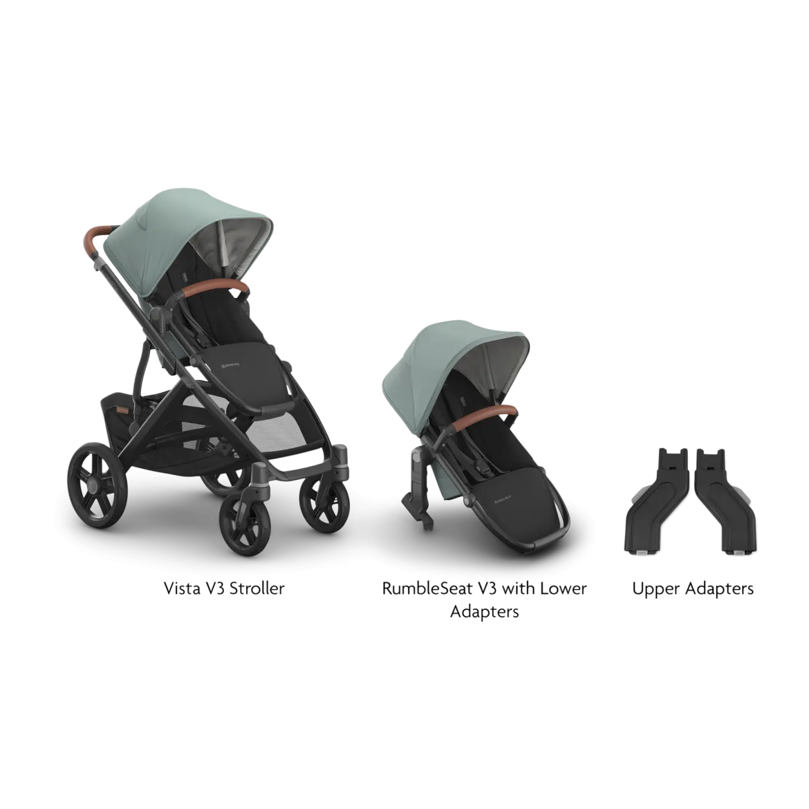 Vista V3 Stroller, RumbleSeat V3 & Upper Adapters