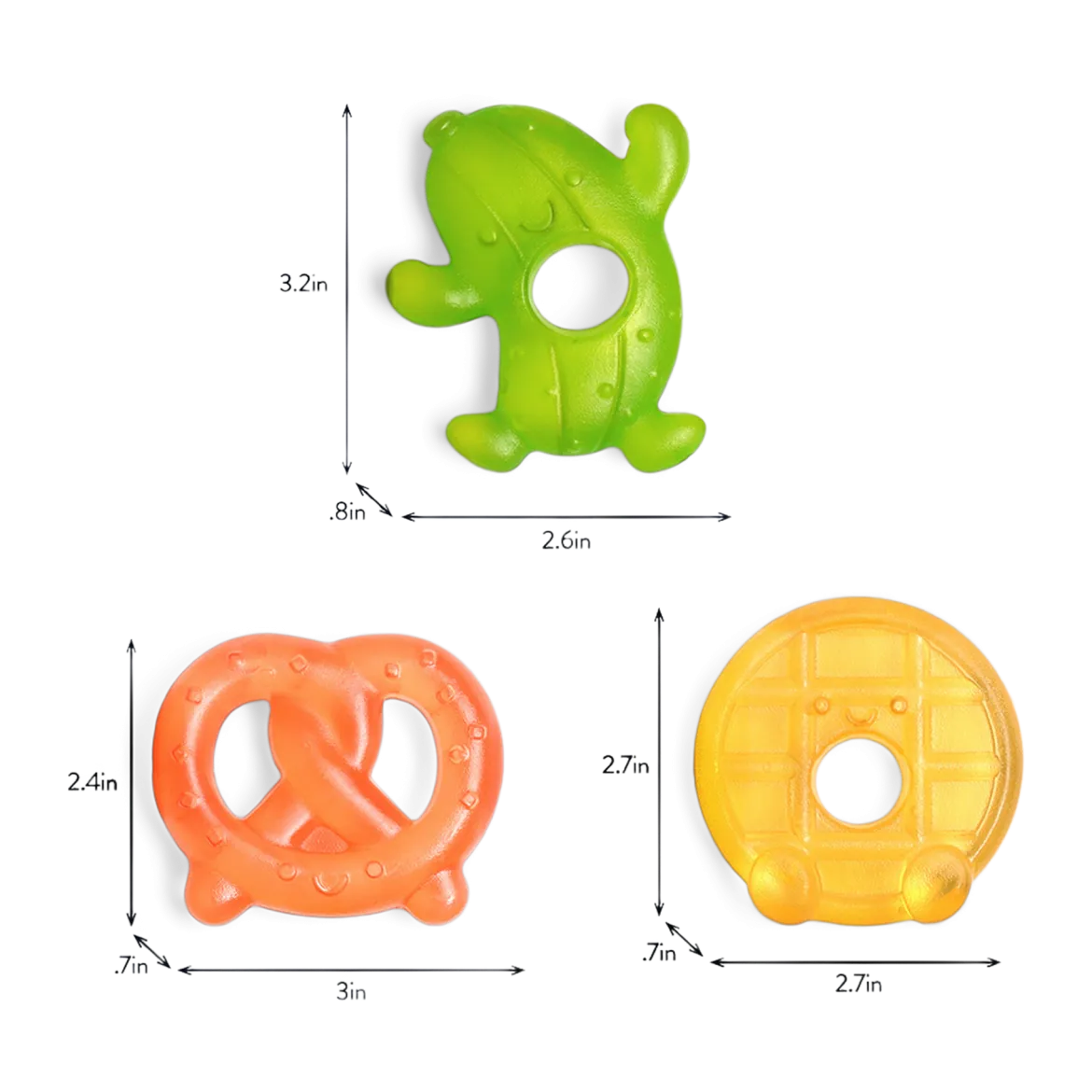 Water-Filled Teether (3 Pack)