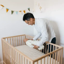 Waterproof Breathable Crib Mattress with Organic Pad