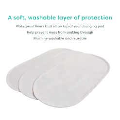 Waterproof Changing Pad Liner (3-Pack)