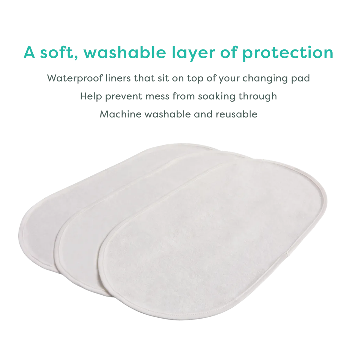 Waterproof Changing Pad Liner (3-Pack)