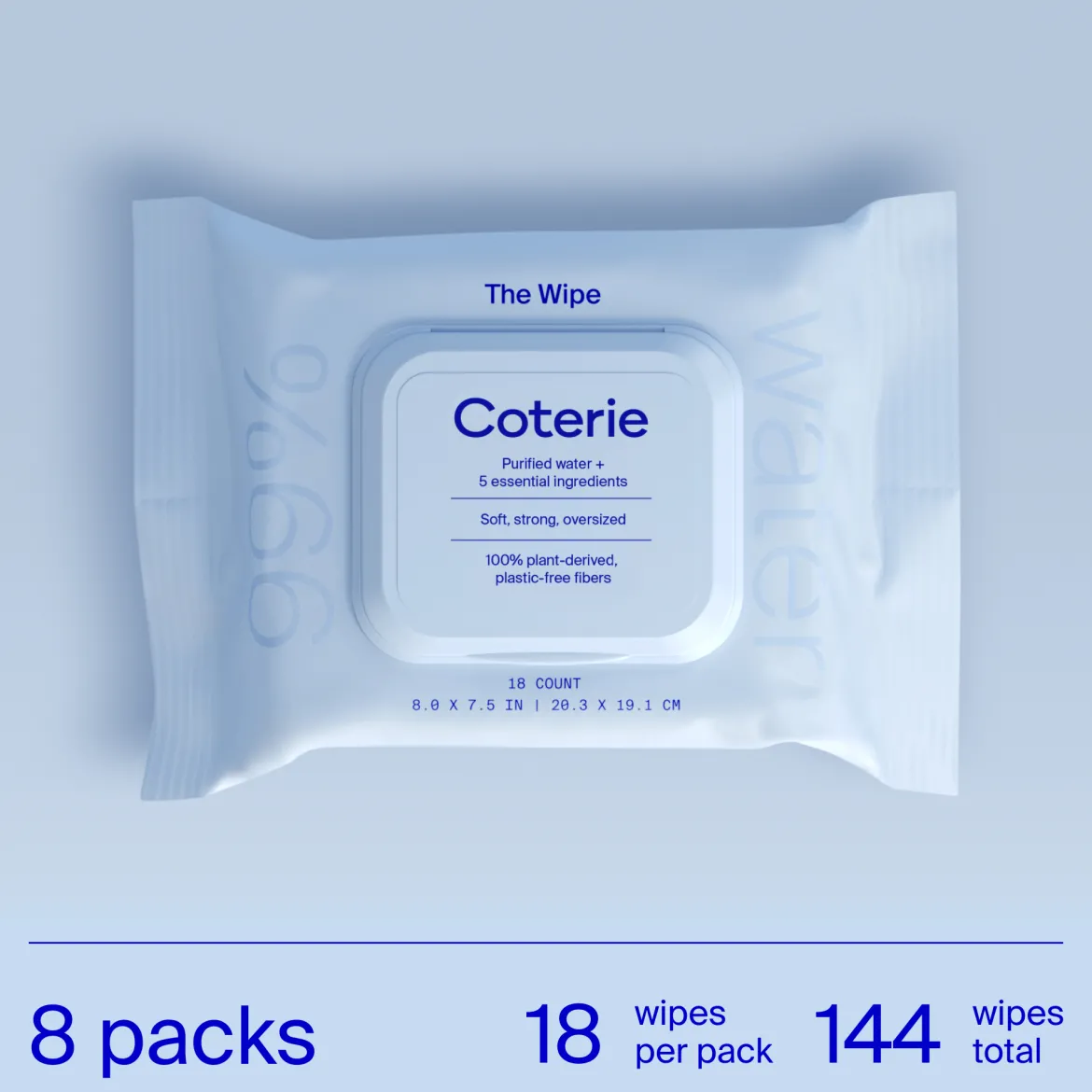 99% Water Travel Baby Wipes