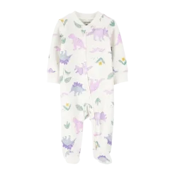 2-Way Zip Cotton Sleep & Play Pajamas
