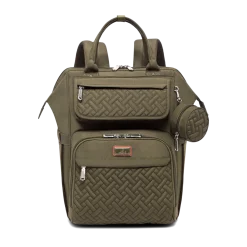 WideTop Diaper Bag Backpack