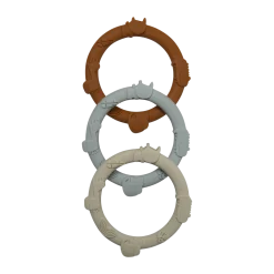 Wild Teething Ring Set