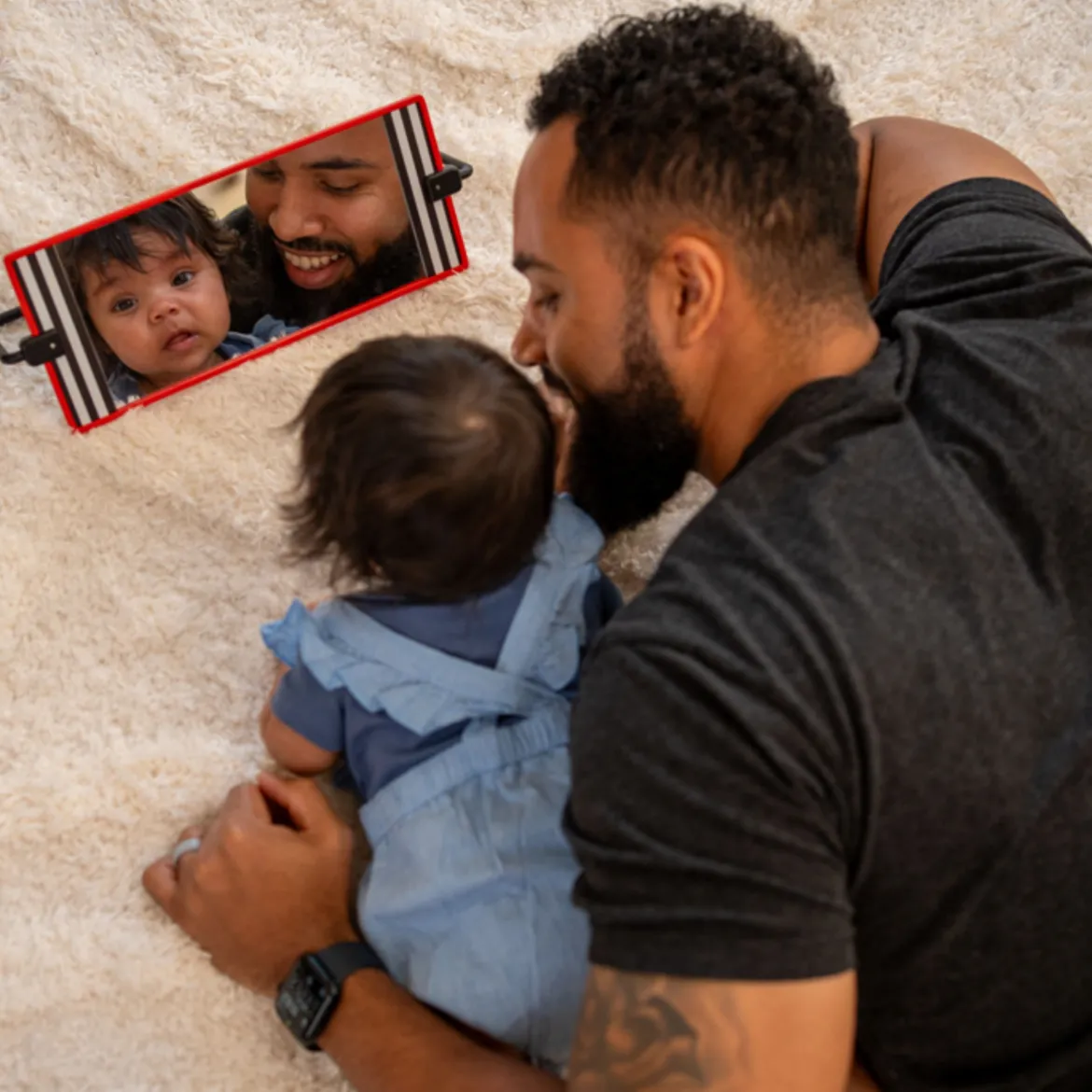 Wimmer-Ferguson Double-Feature Tummy Time Mirror