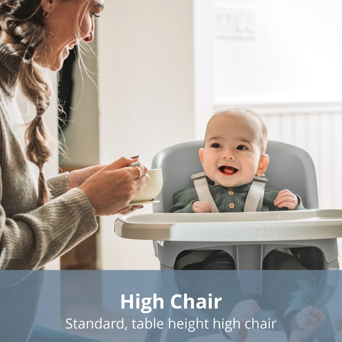 Zest 4-in-1 Folding High Chair